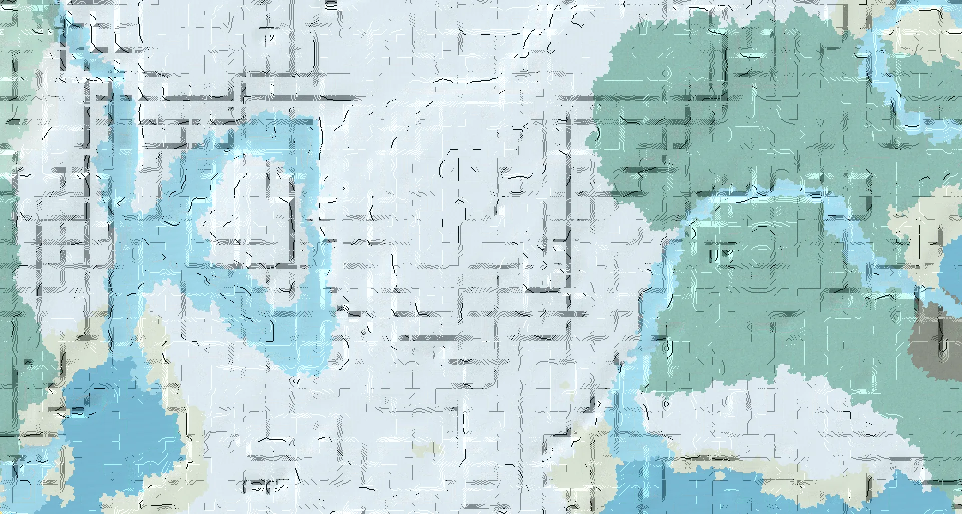 Seed map — Snowy Plains Village and Igloo