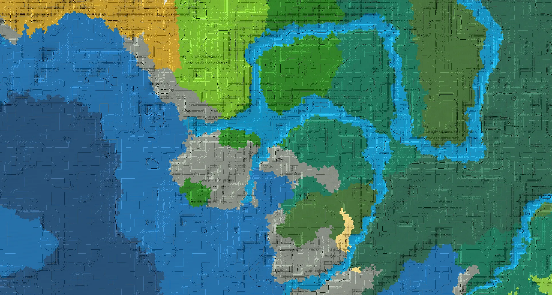 Seed map — Stony Shore West of a Taiga Start