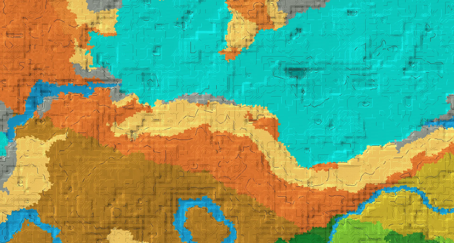 Seed map — Desert Temple and Ruined Portal from Stony Shore