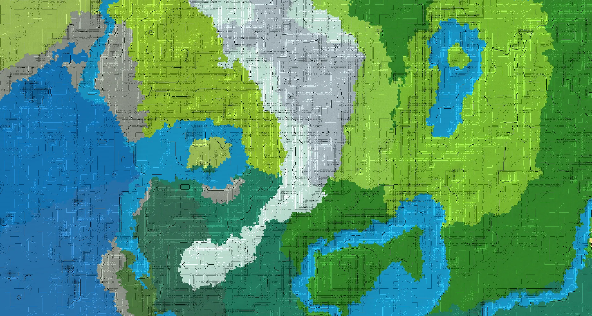 Seed map — Deep Dark East of a Birch Forest Start
