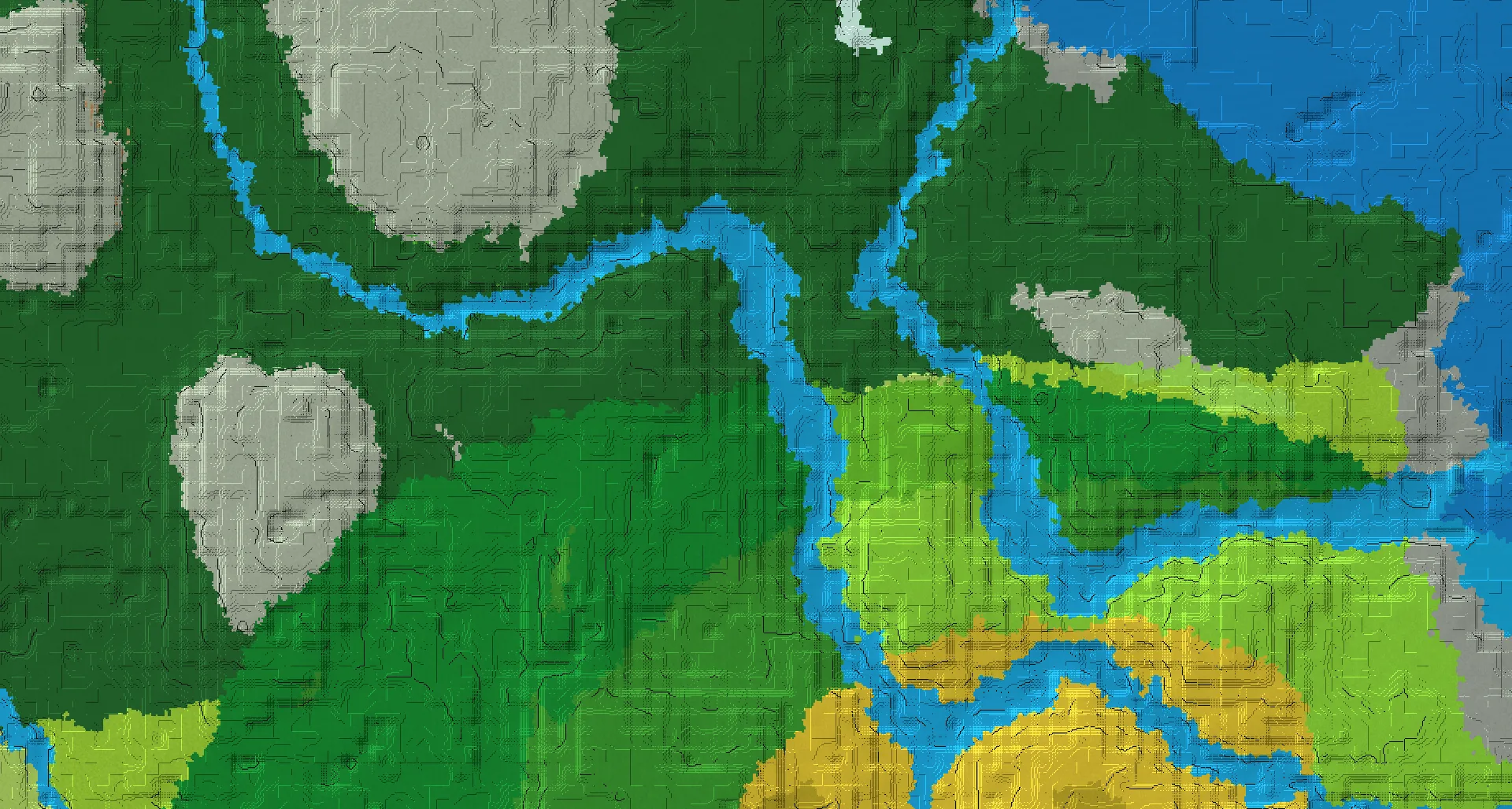 Seed map — Jungle South of a Lush Caves Start