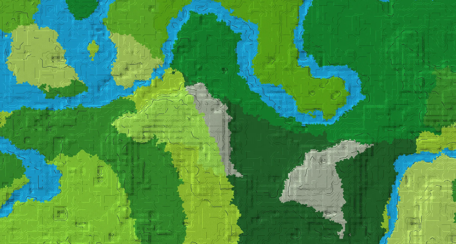 Seed map — Pale Garden South of a Bamboo Jungle Start