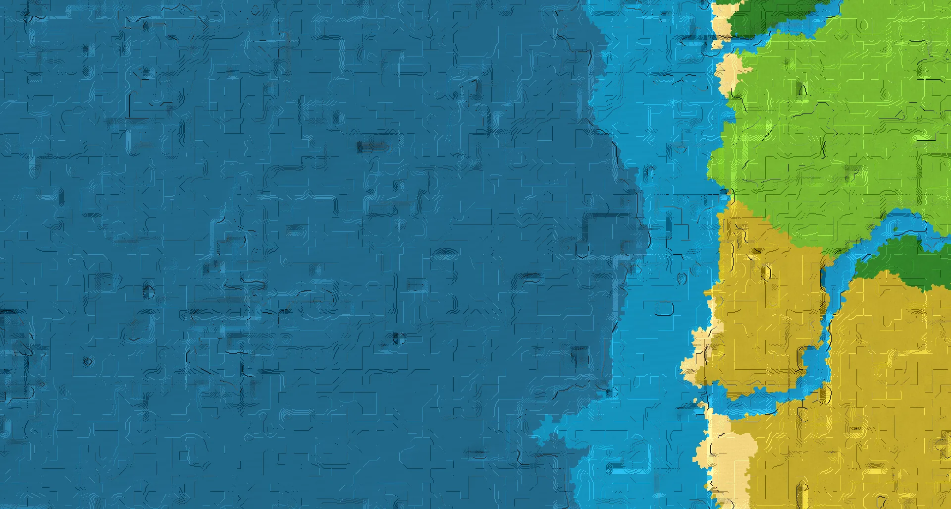 Seed map — Ocean Monument Southwest of a Plains Start