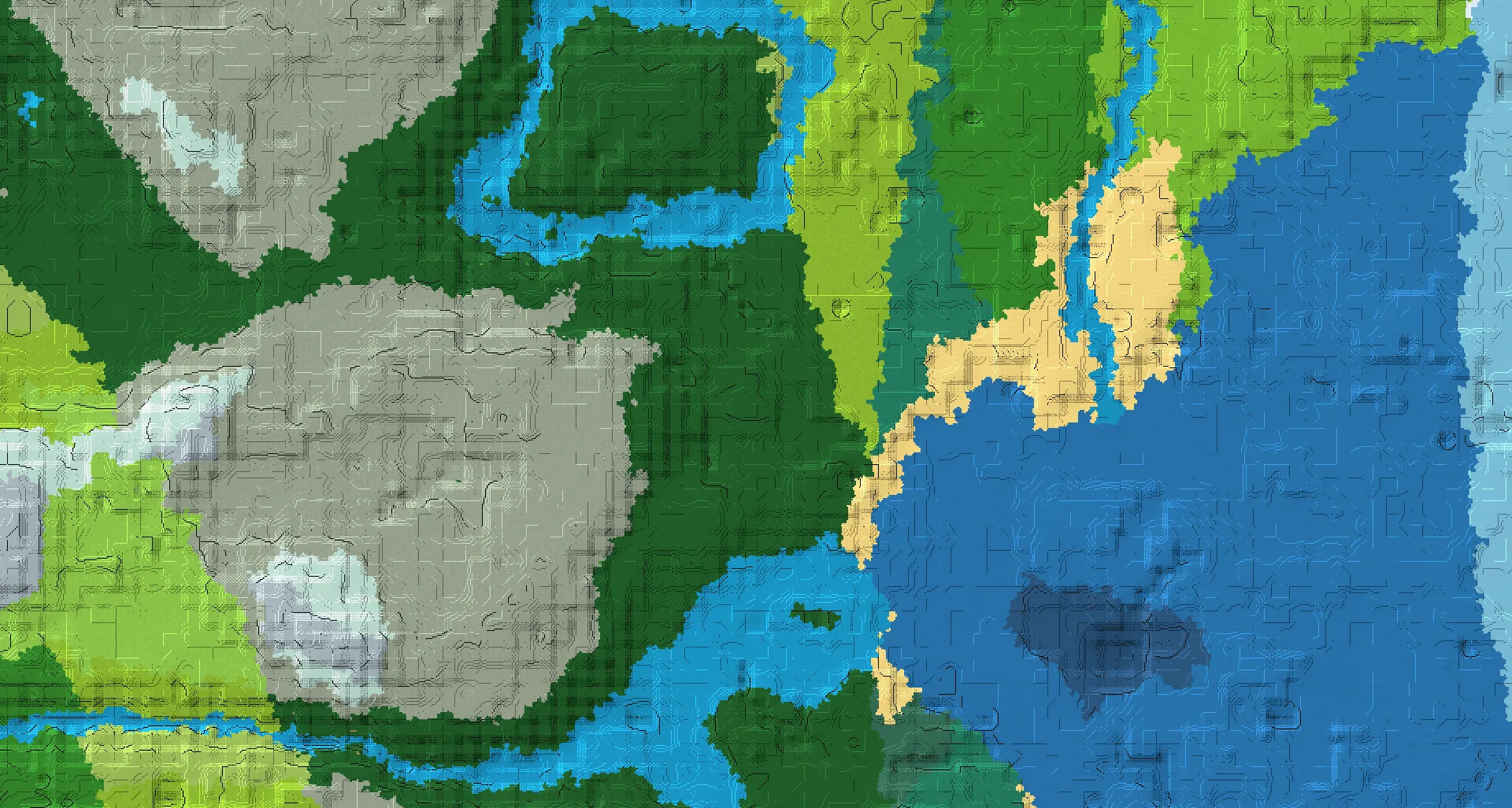 Seed map — Woodland mansion and Woodland mansion at 128, 144