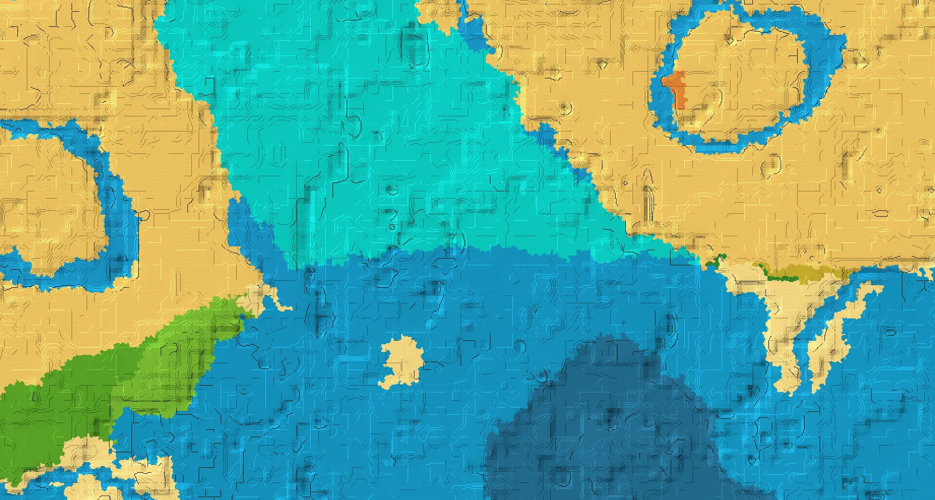 Seed map — Shipwreck West of a Desert Start with Trial Chambers