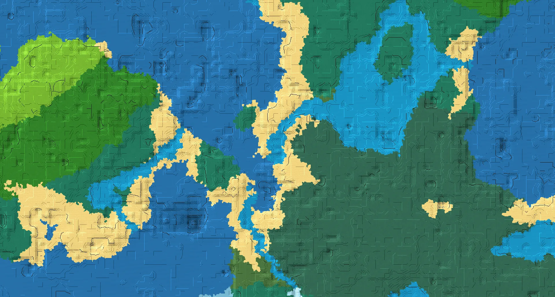 Seed map — Beach West of a Old Growth Spruce Taiga Start