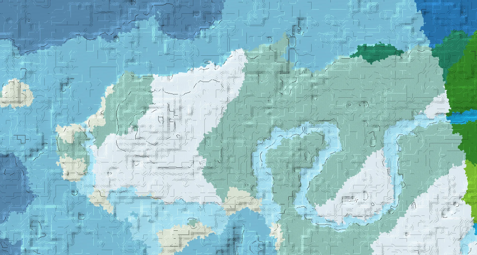 Seed map — Trail Ruins North of a Snowy Taiga Start
