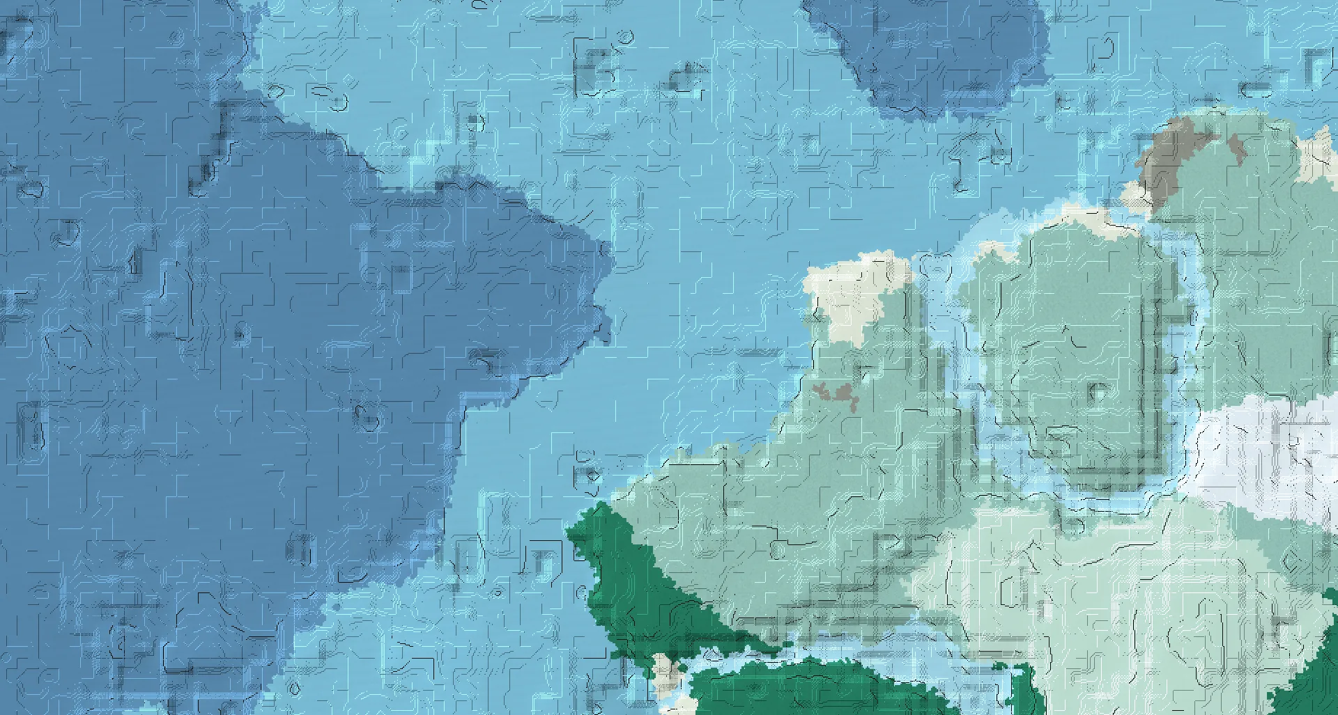 Seed map — Shipwreck and Ruined Portal from Snowy Taiga with Trail Ruins