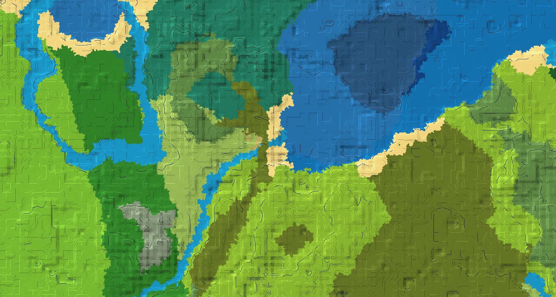 Seed map — Buried Treasure Northwest of a Swamp Start