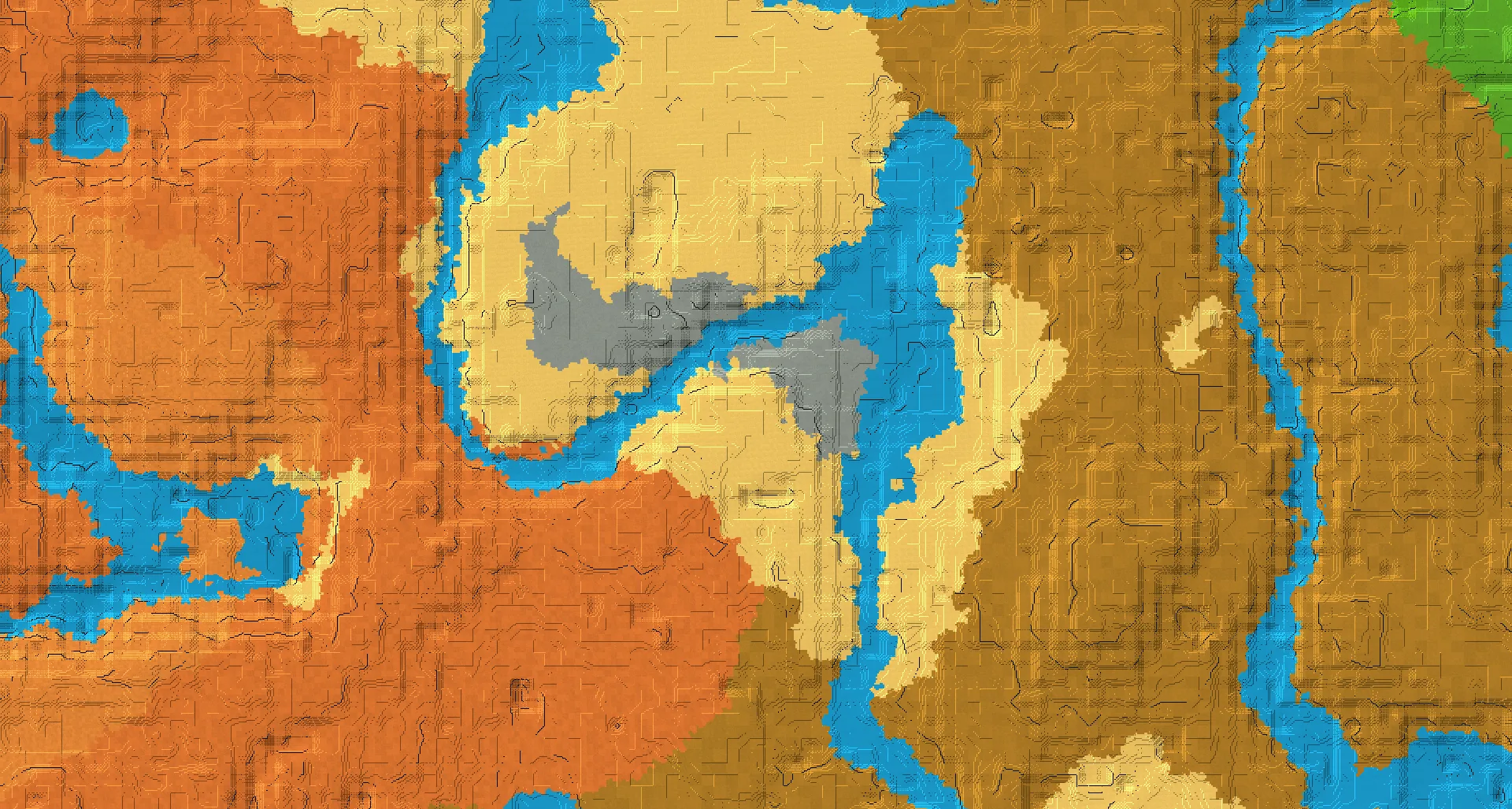 Seed map — Stronghold South of a Plains Start