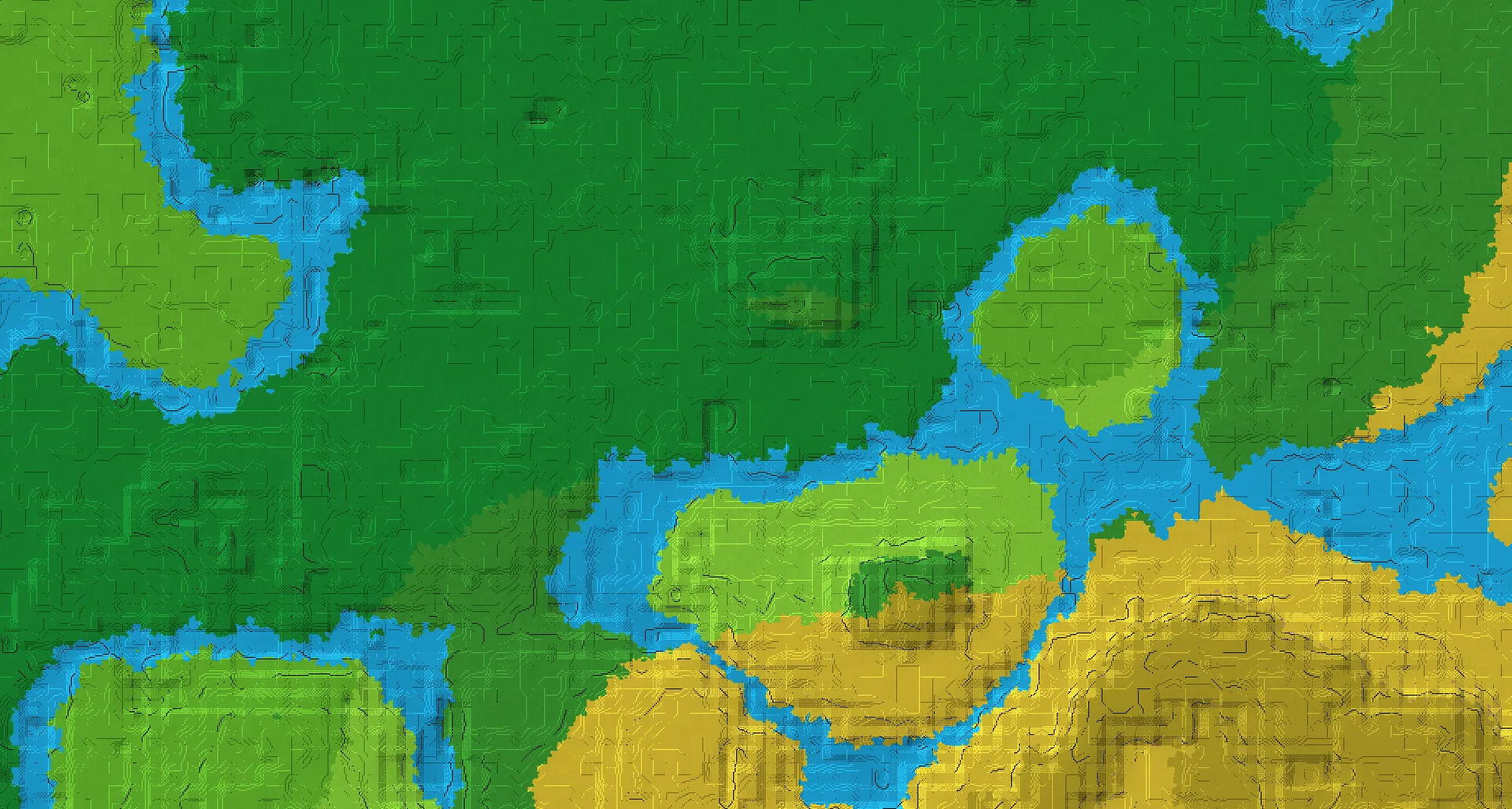 Seed map — Jungle North of a Plains Start