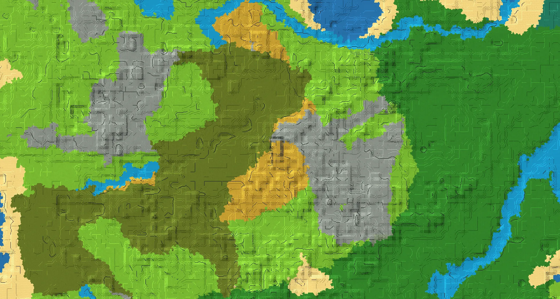 Seed map — A village on a towering sky island