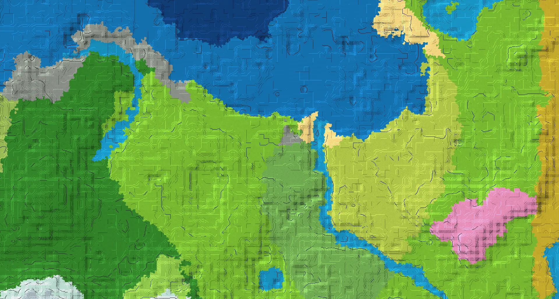 Seed map — Sunflower plains and bees