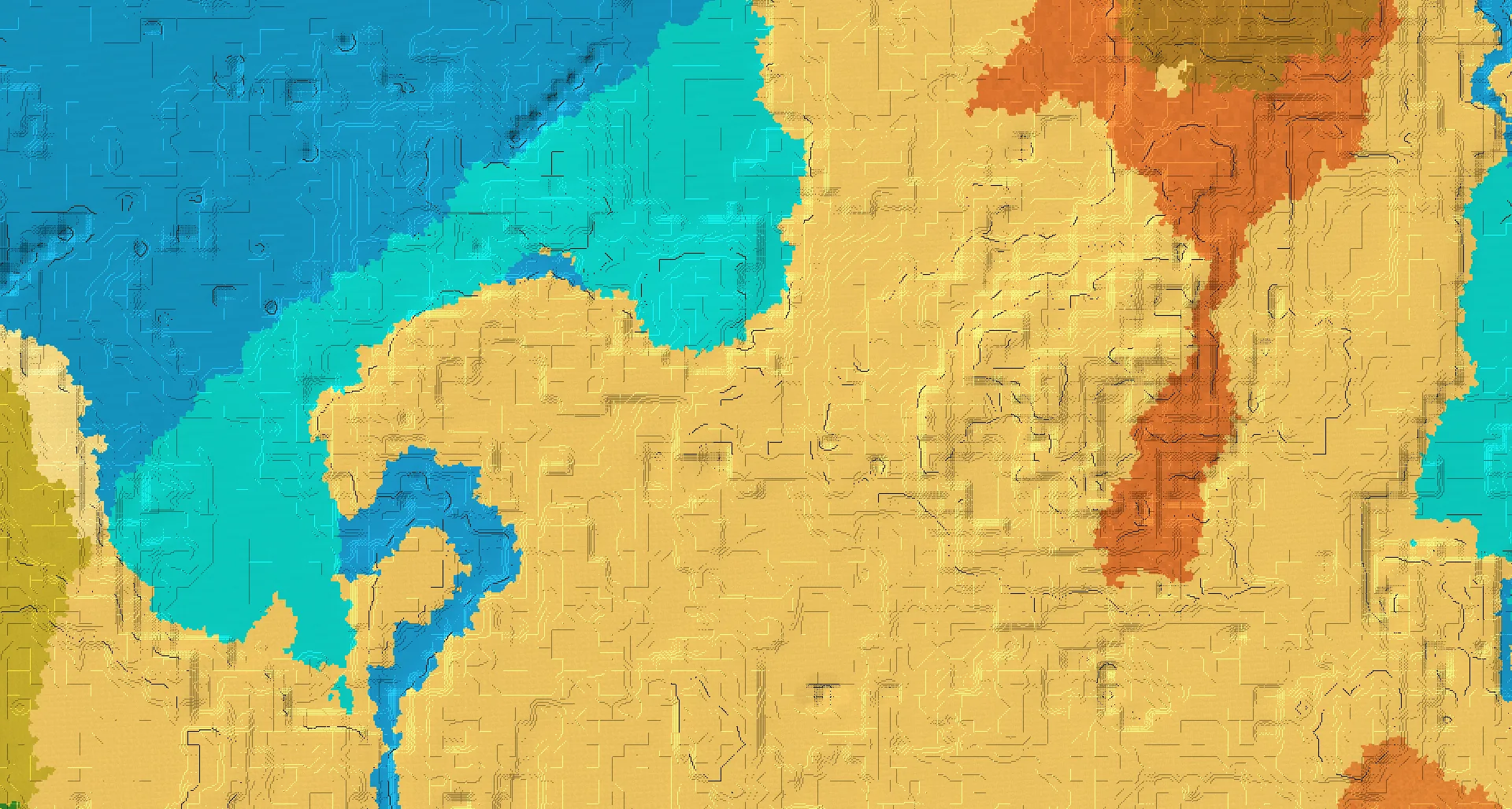 Seed map — Desert Temple South of a Desert Start with Trial Chambers