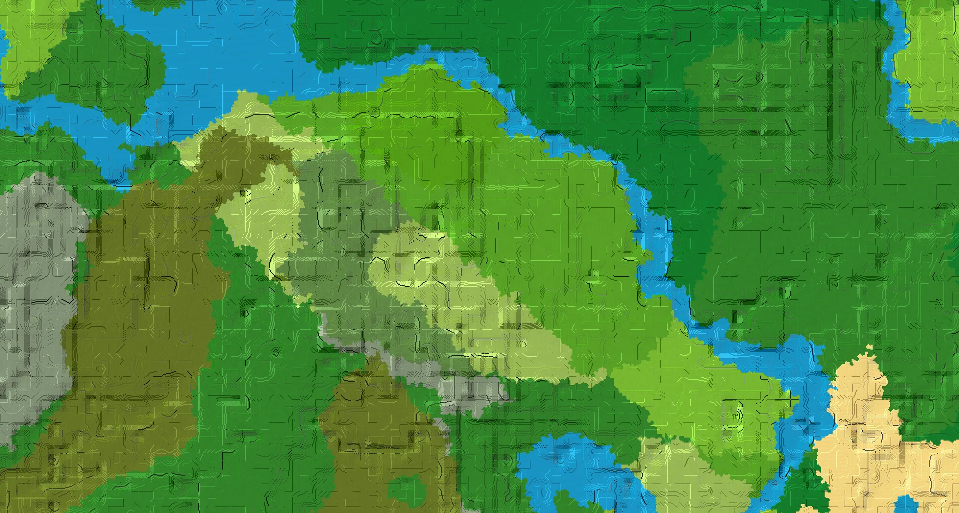 Seed map — Sparse Jungle Northeast of a Swamp Start