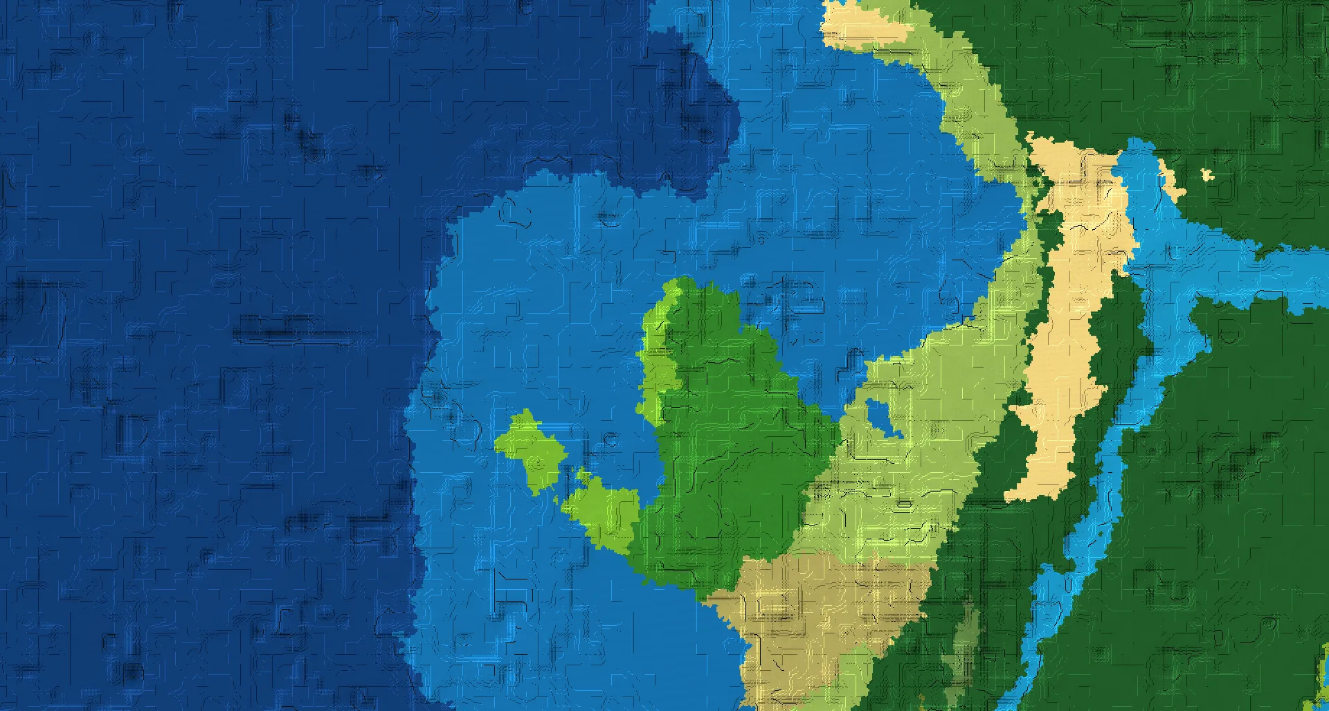 Seed map — Shipwreck village and mansion