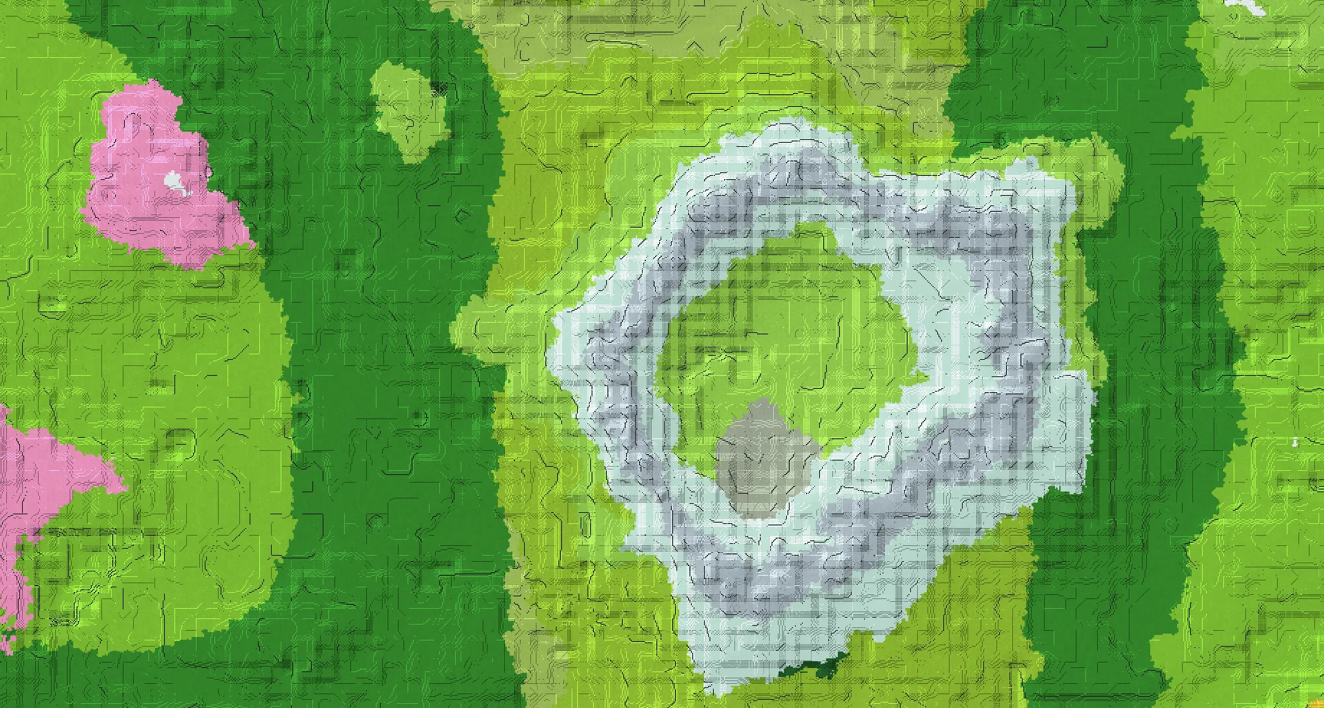 Seed map — Mansion village caldera
