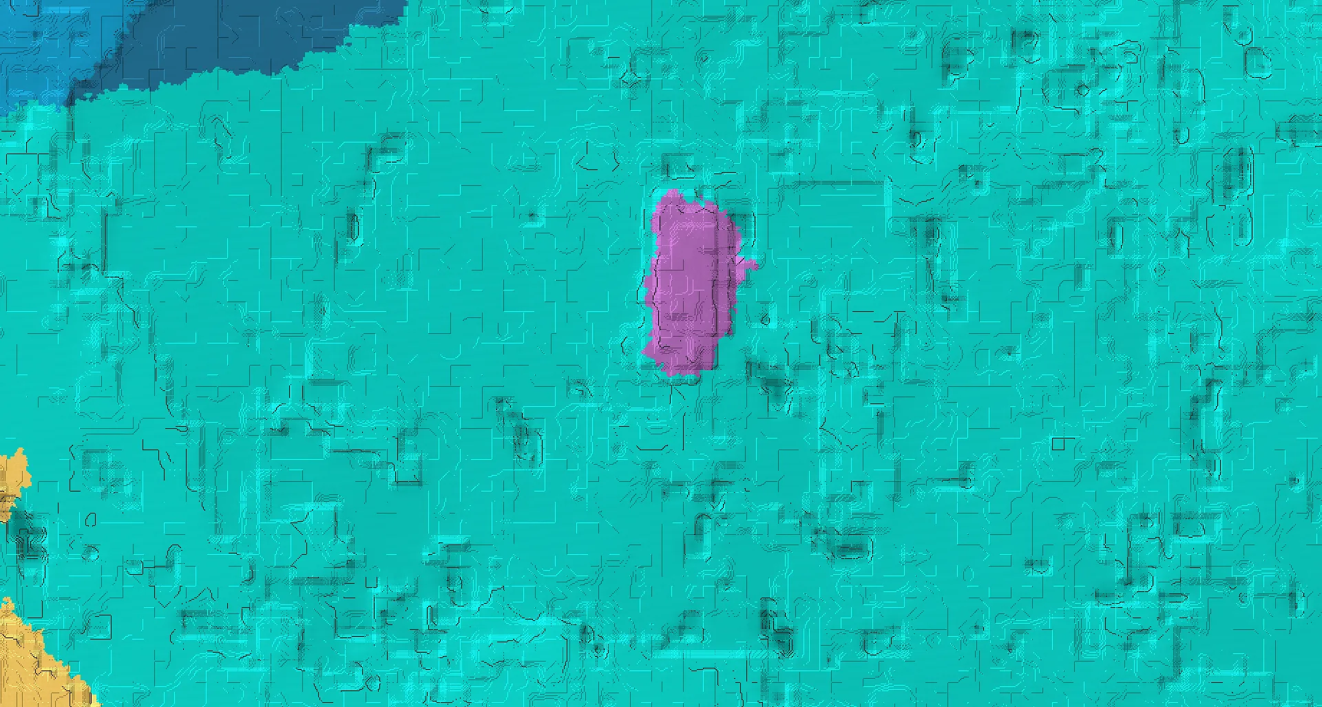Seed map — Mushroom Fields North of a Desert Start