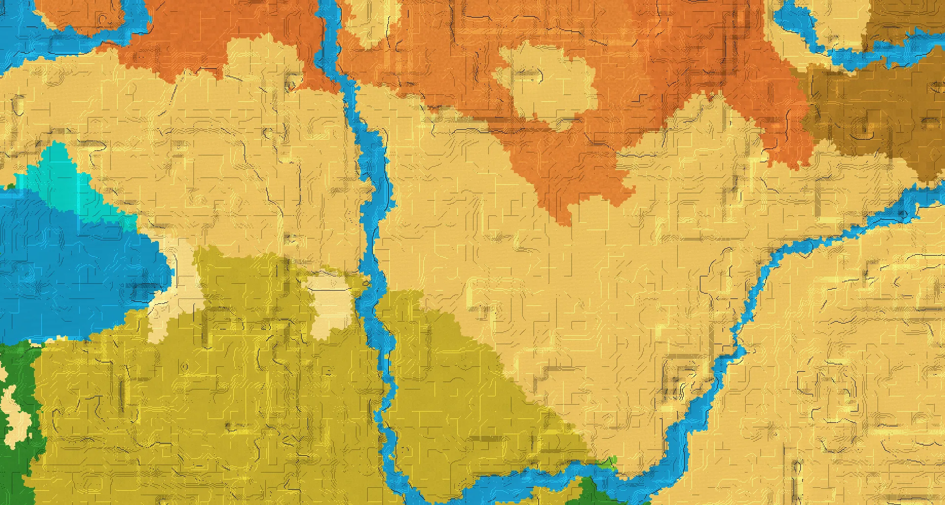 Seed map — Desert Temple East of a Desert Start at 320, 112