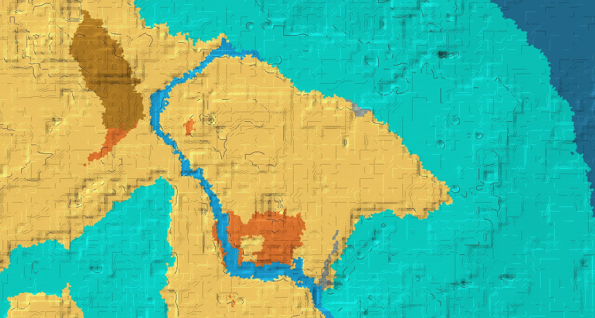Seed map — Desert Temple North of a Desert Start with Trial Chambers