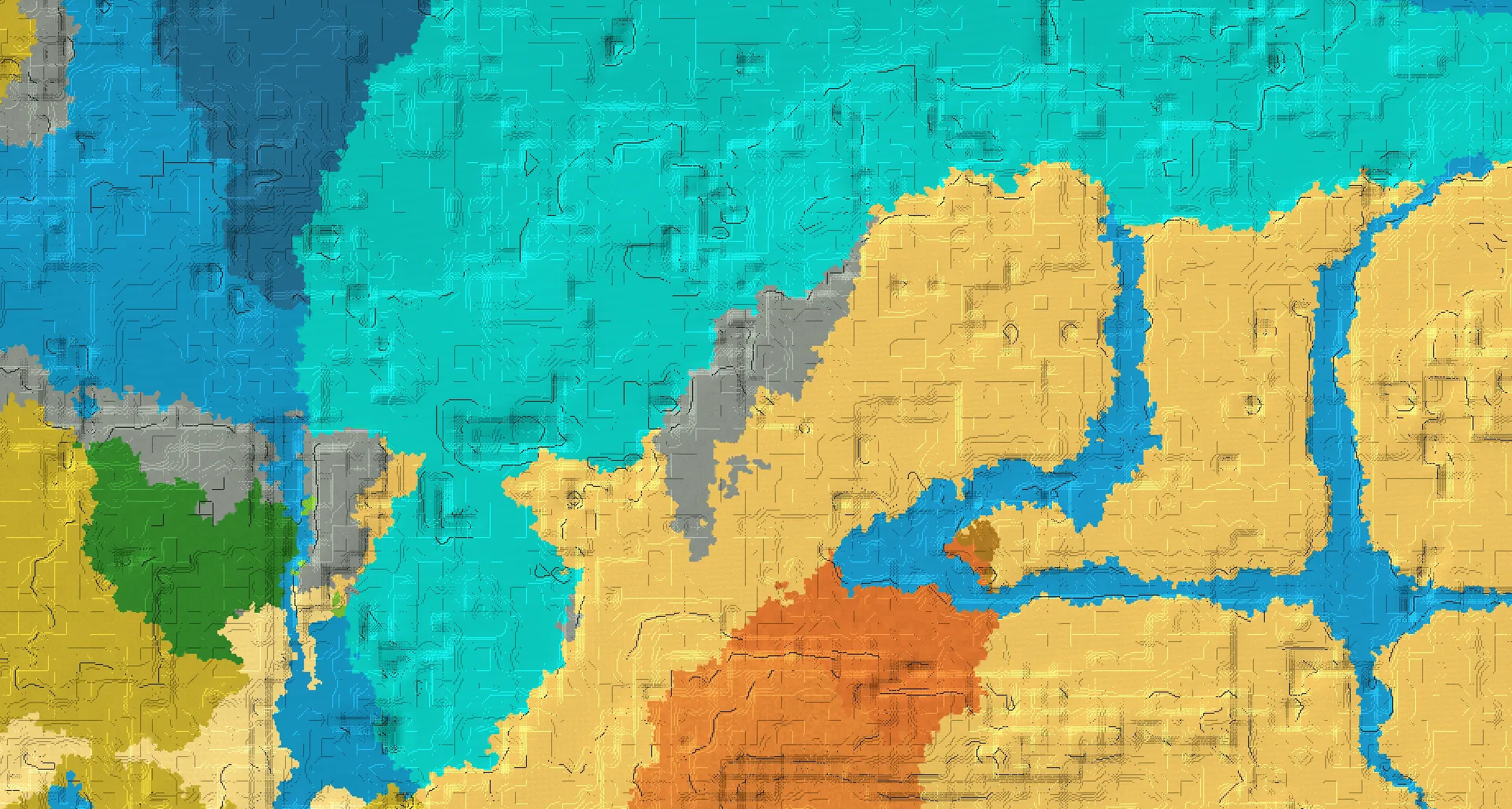 Seed map — Desert Start with Desert Temple with Trial Chambers