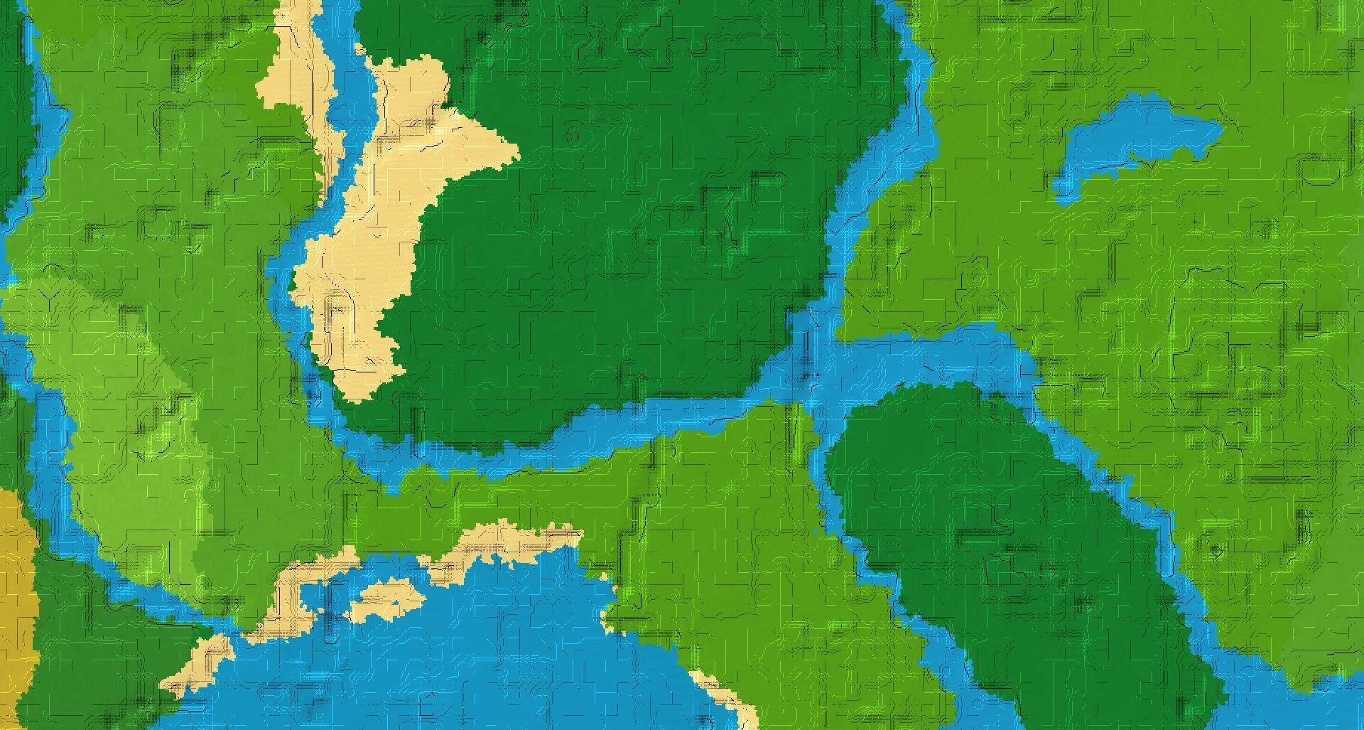 Seed map — Jungle Temple Southwest of the Bamboo Jungle Start with Trial Chambers