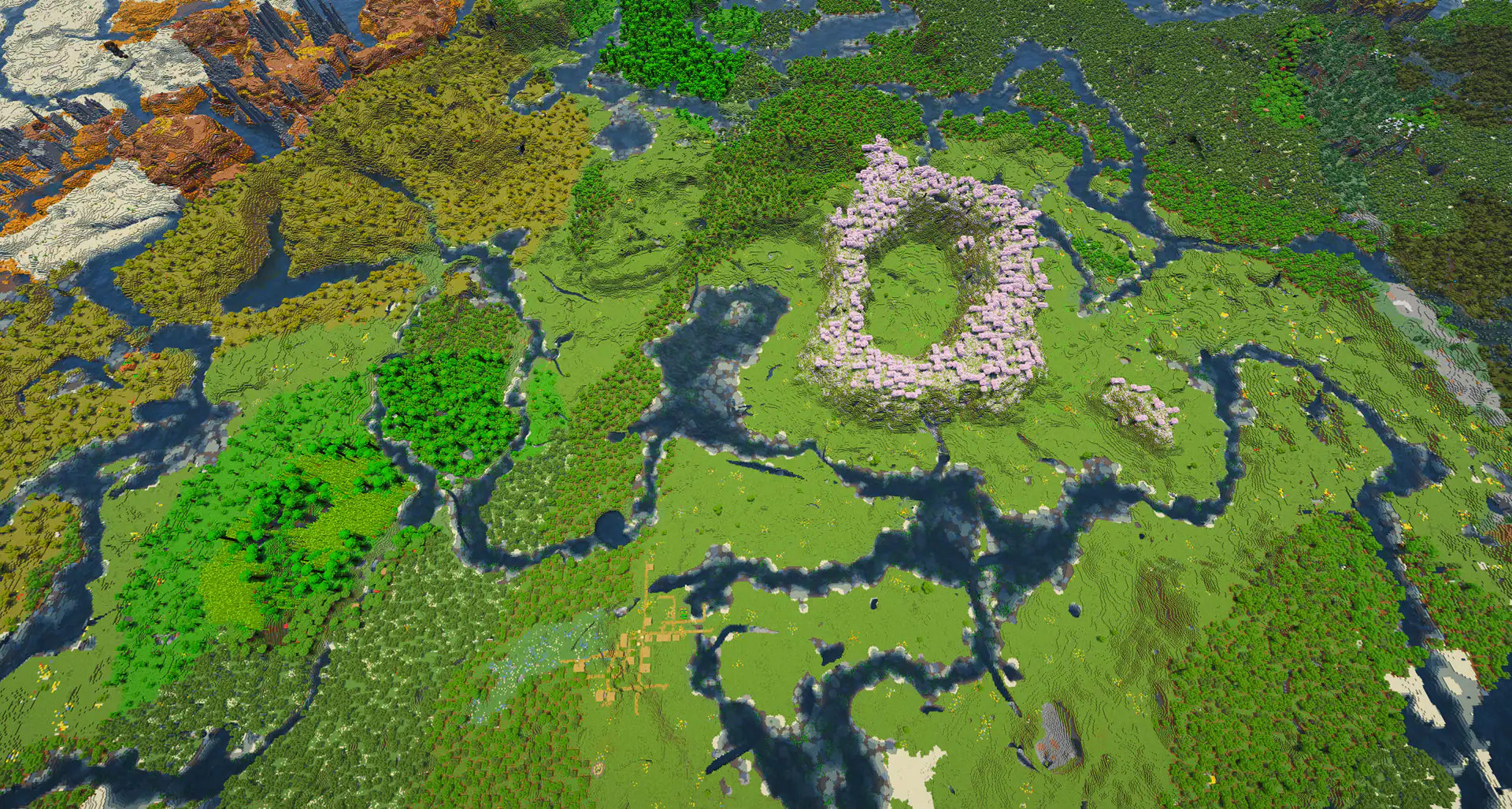 Large cherry blossom crater builder