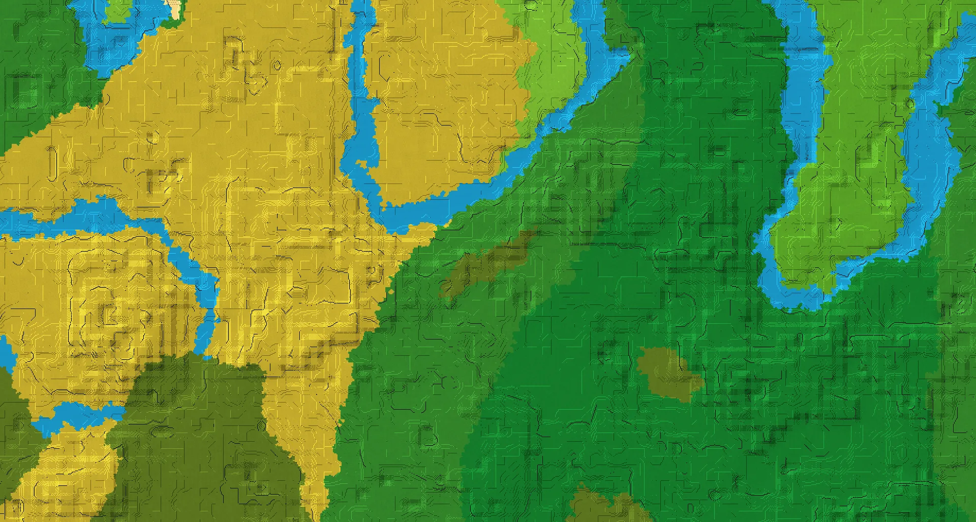 Seed map — Mangrove Swamp Southeast of a Savanna Start