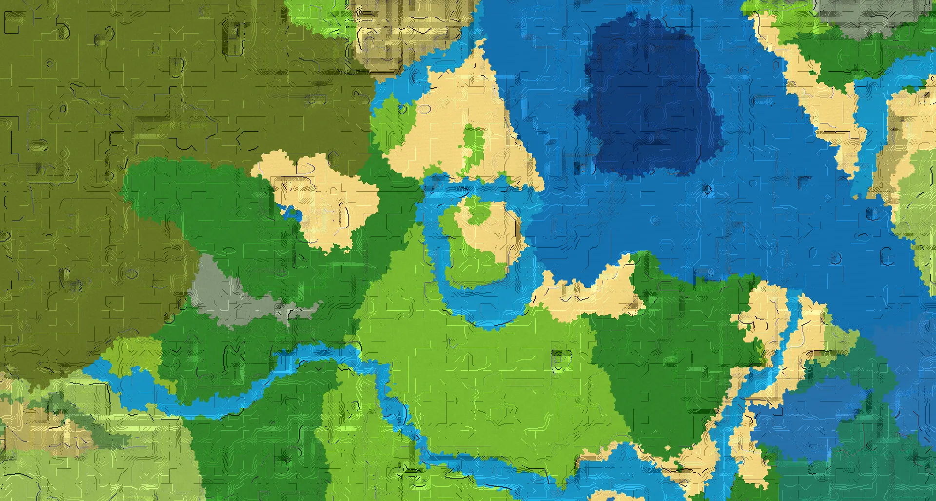 Seed map — Ruined Portal South of a Windswept Savanna Start