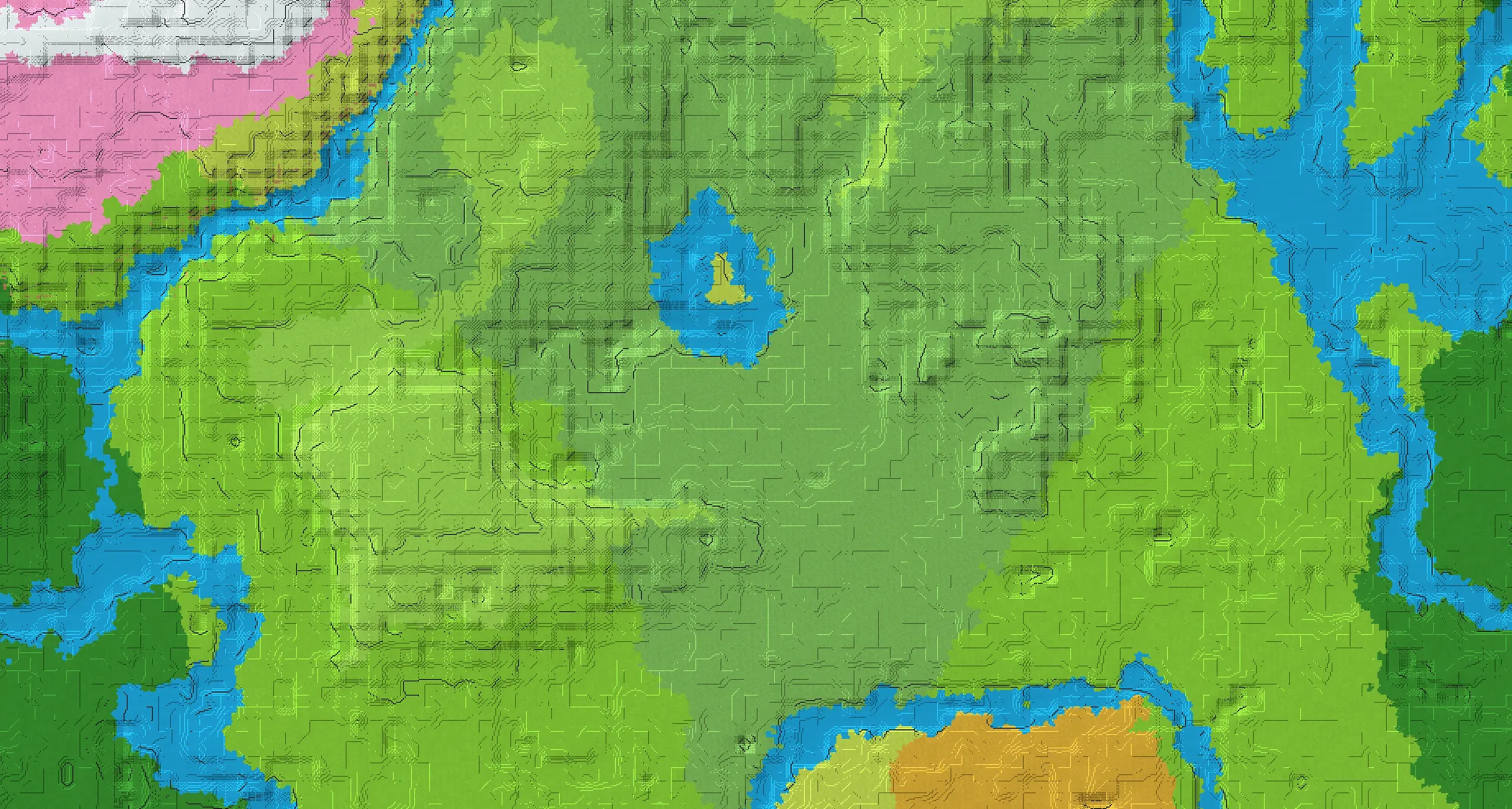 Seed map — Flower forest abandoned camp and Sulfur Caves