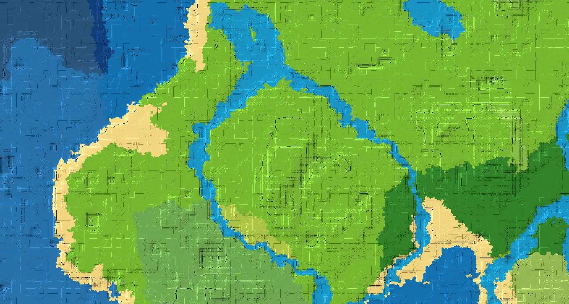 Seed map — Village North of the Flower Forest Start