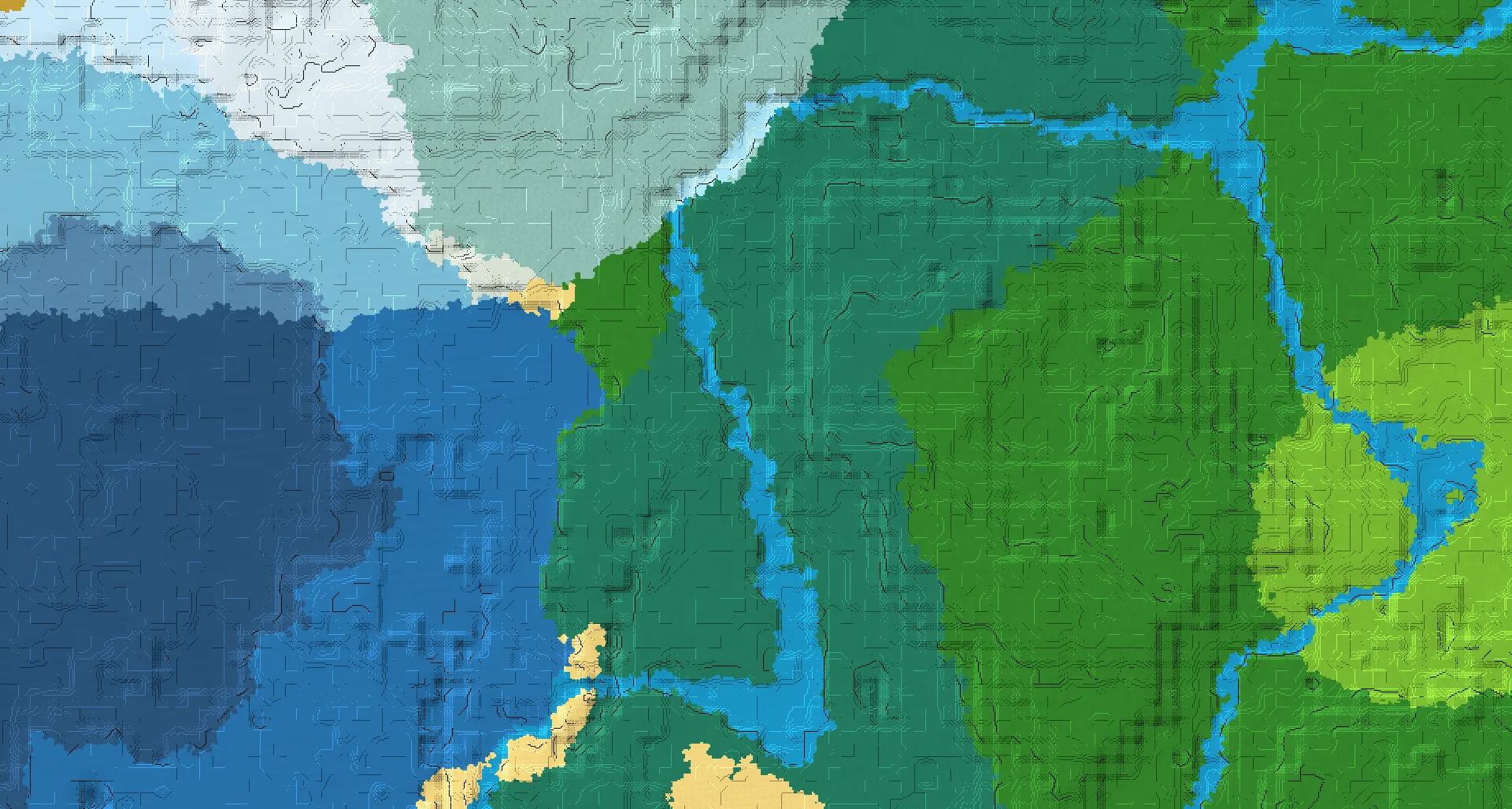Seed map — Pillager Outpost Southwest of a Forest Start