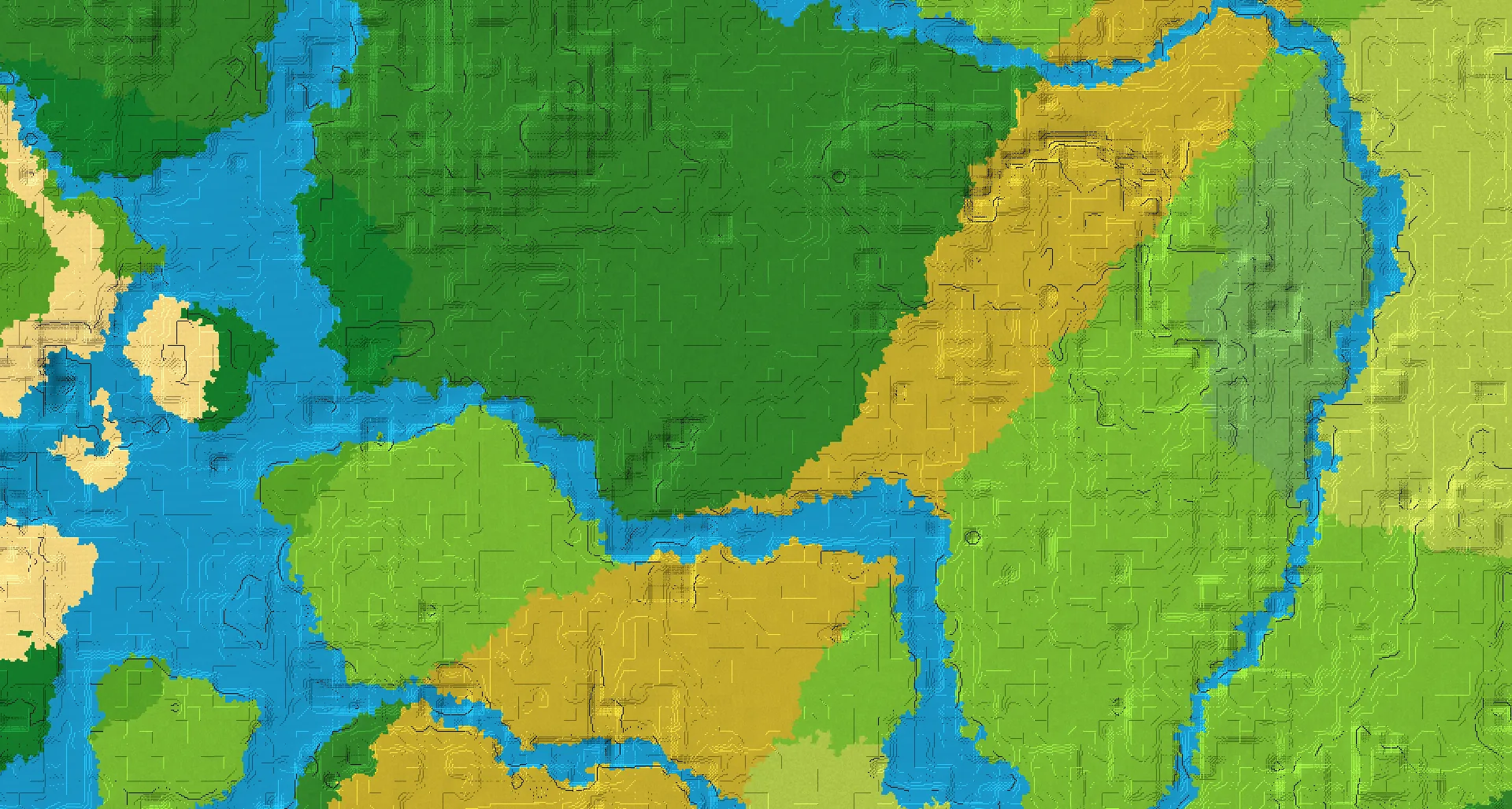 Seed map — Forest Start with Village with Trial Chambers
