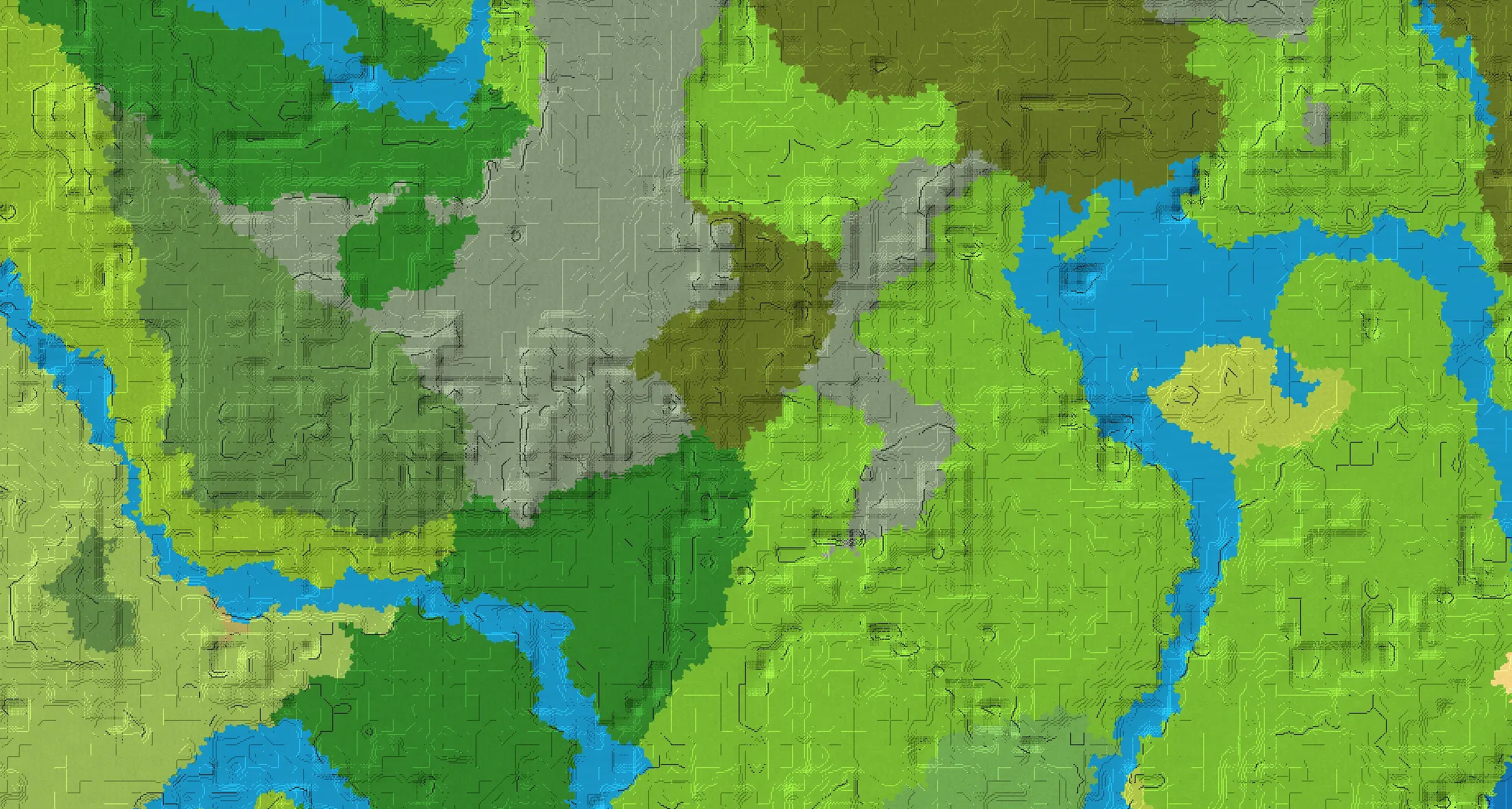Seed map — Swamp North of a Plains Start