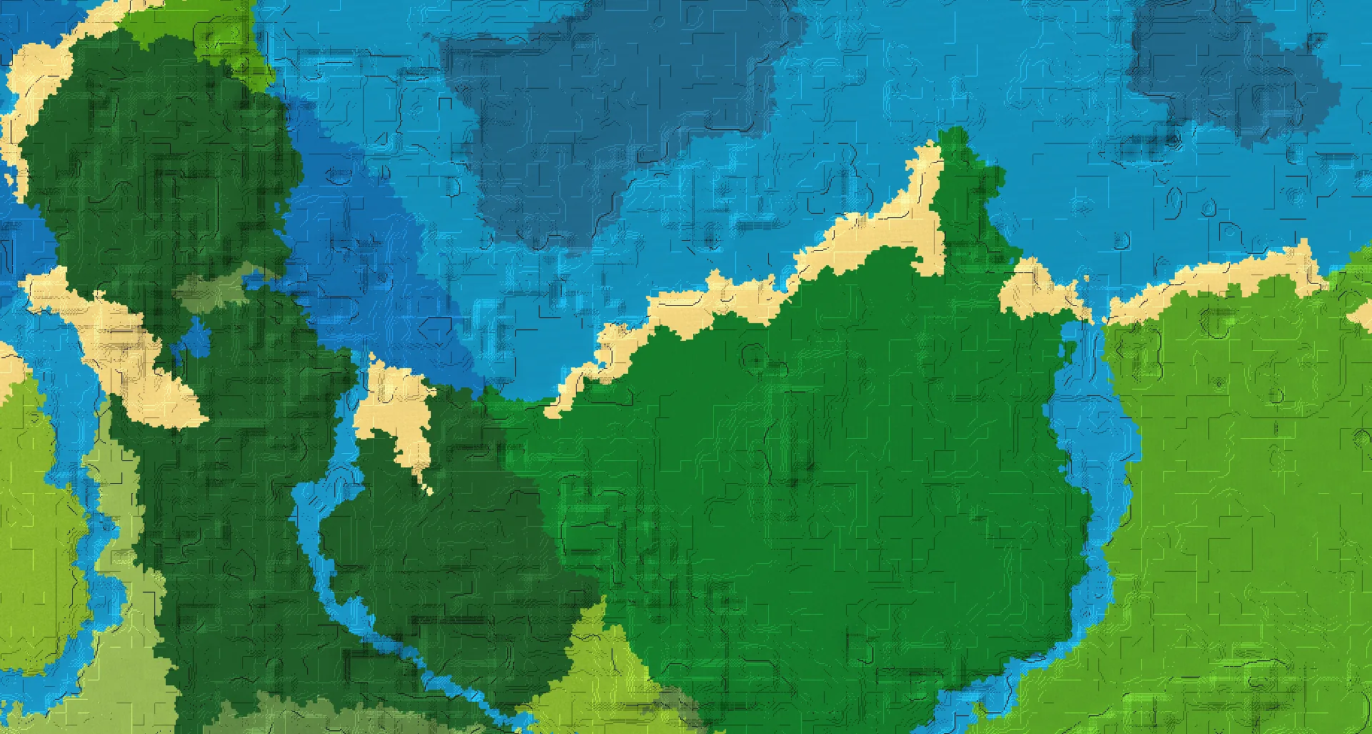 Seed map — Stronghold Southwest of a Jungle Start