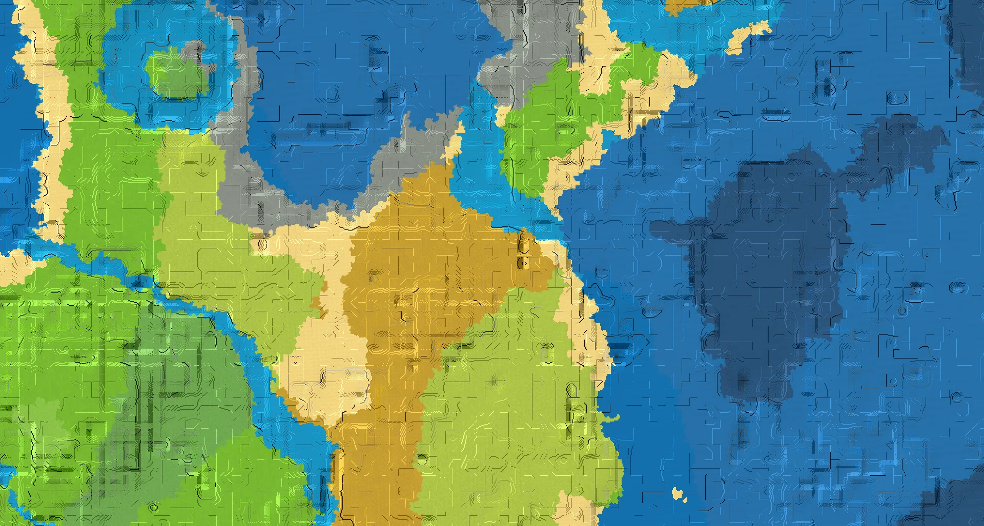Seed map — Dappled Forest Start with Trial Chambers with Ruined Portal