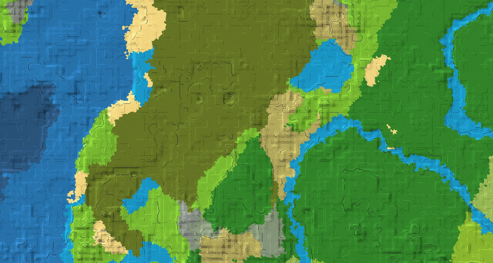 Seed map — Village and Swamp Hut from Swamp at 72, 88