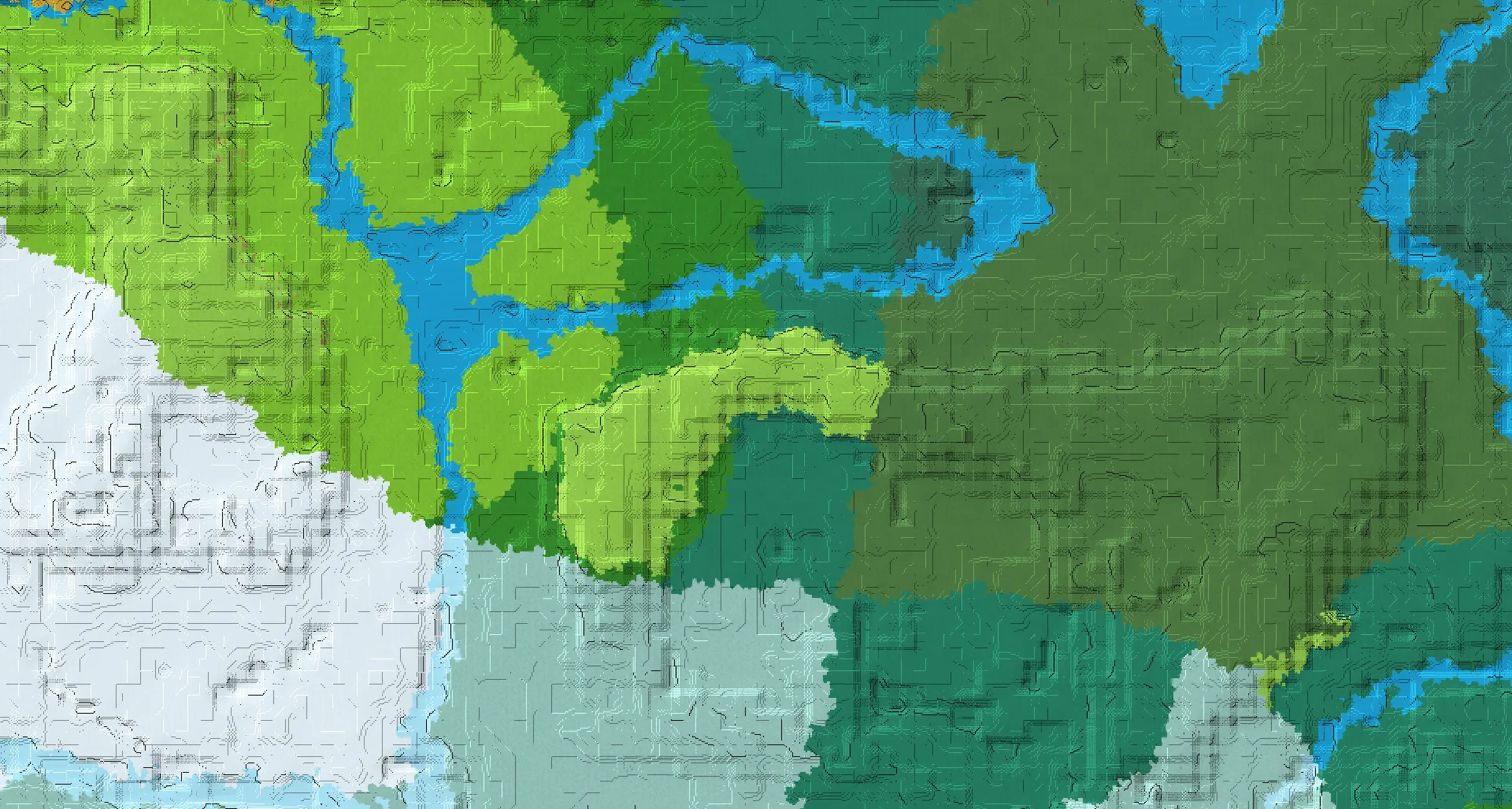 Seed map — Taiga At the same X/Z position as a Dripstone Caves Start