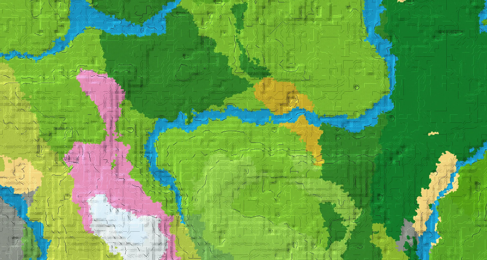 Seed map — Plains Start with Trial Chambers at 16, 32