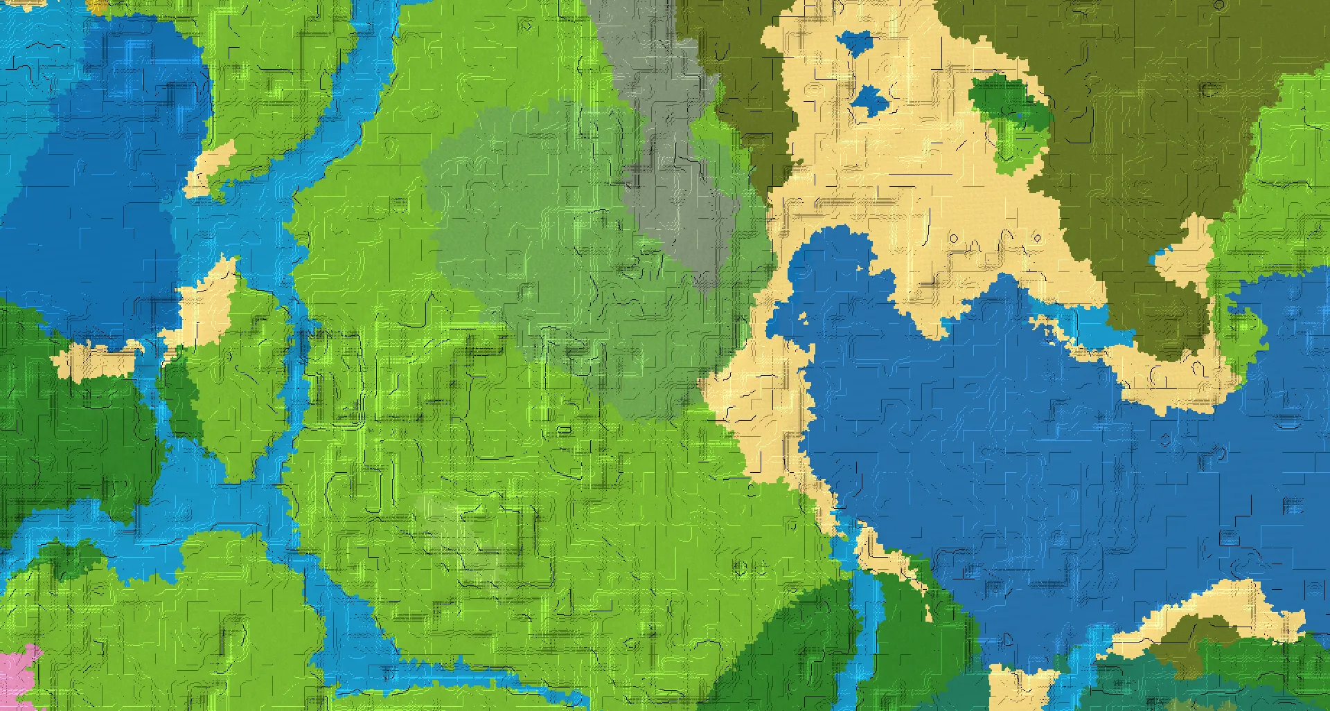 Seed map — Flower Forest Start with Village