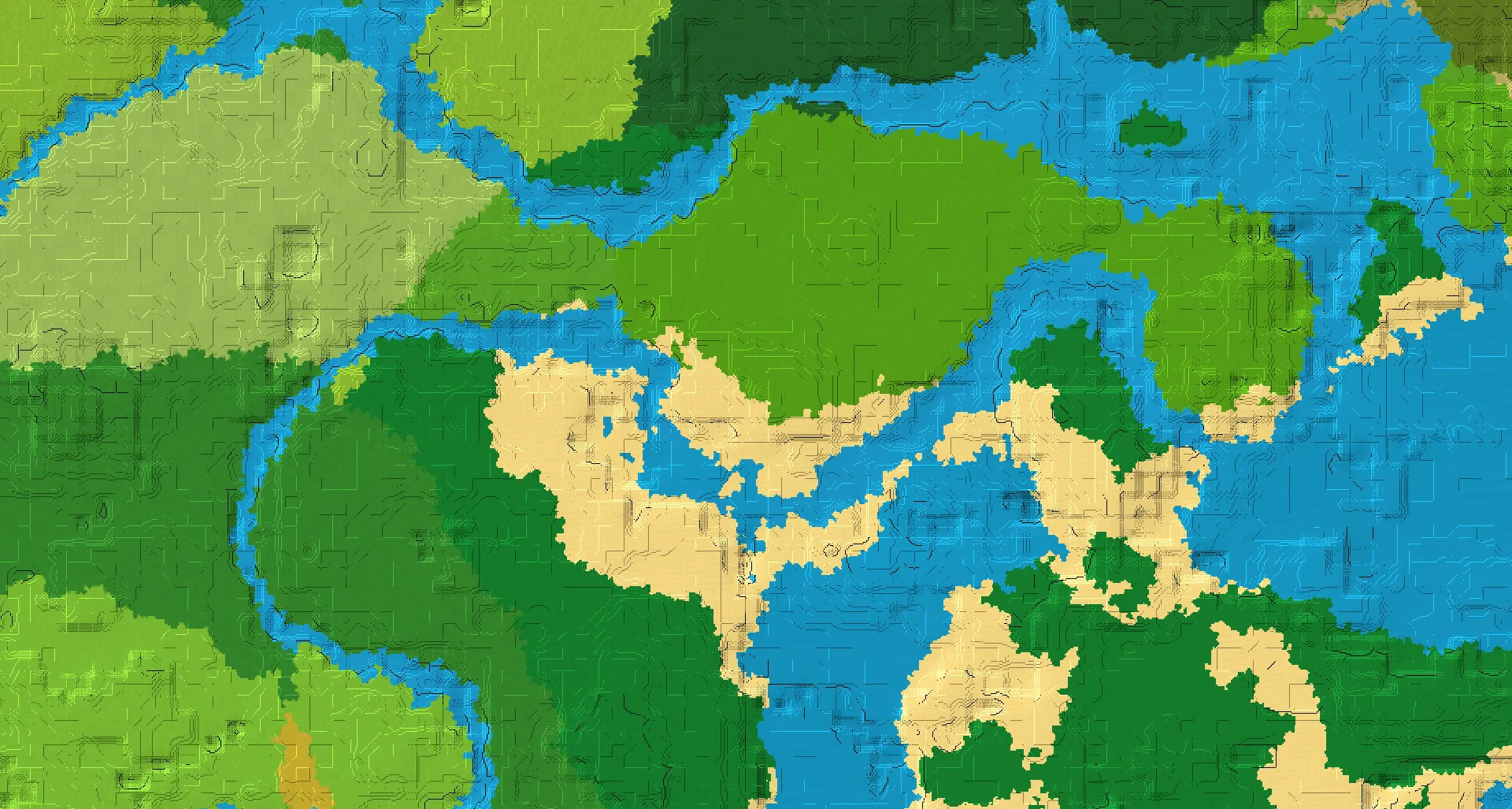 Seed map — Beach Start with Ruined Portal