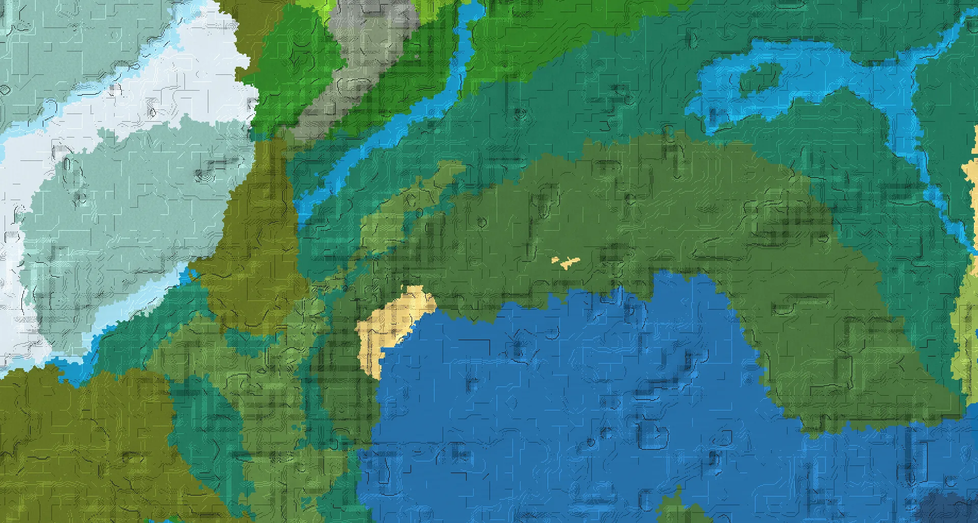 Seed map — Old Growth Pine Taiga Start with Trial Chambers