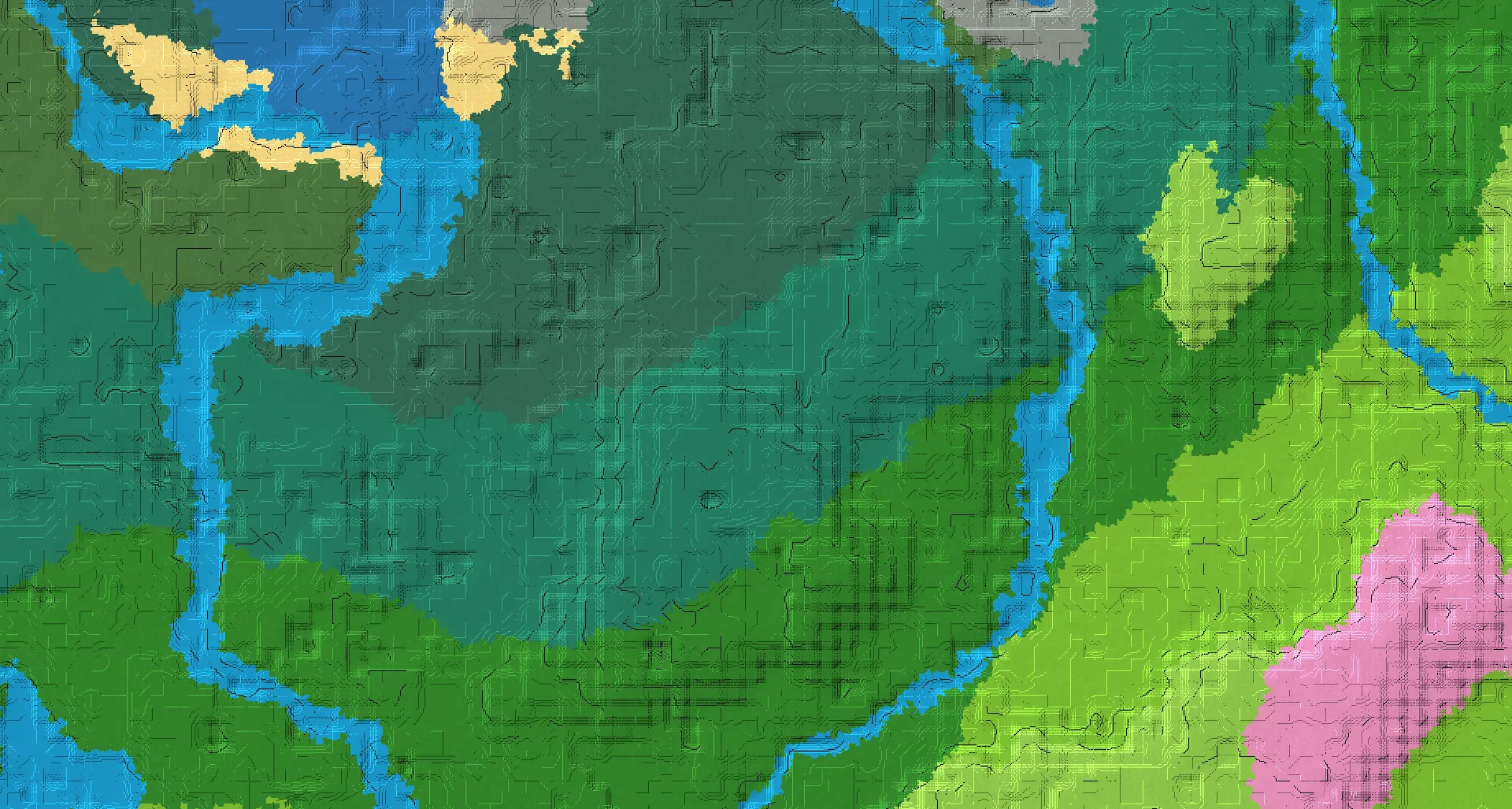 Seed map — Village At the same X/Z position as the Taiga Start