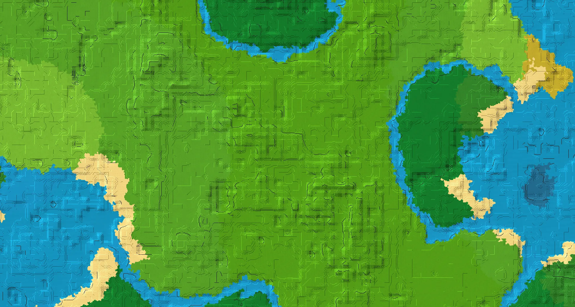 Seed map — Jungle Temple Southwest of a Sparse Jungle Start