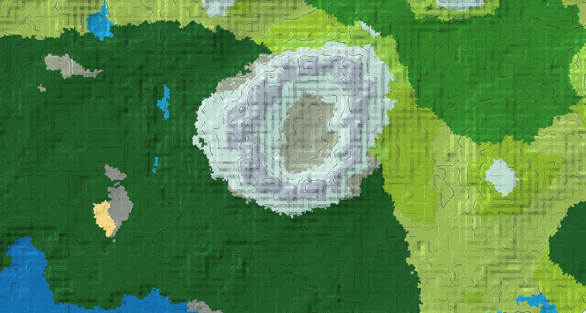 Seed map — Frozen mansion