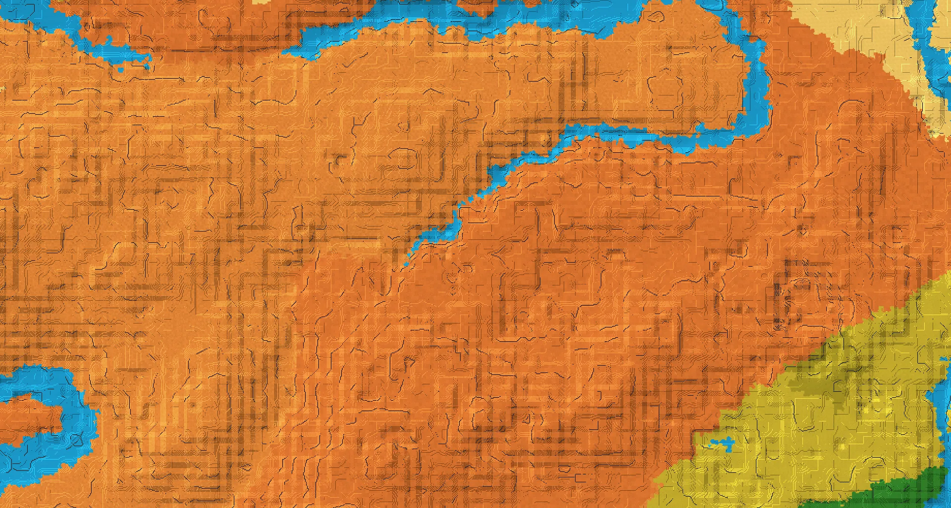 Seed map — Badlands Start with Ancient City with Trial Chambers