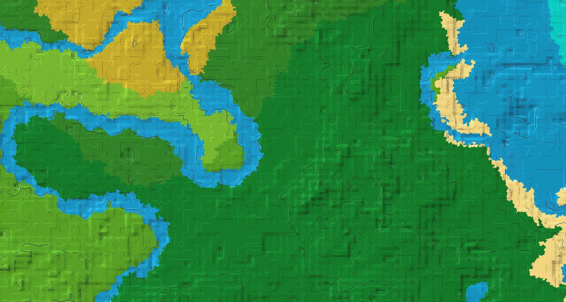 Seed map — Jungle Temple Northeast of the Jungle Start