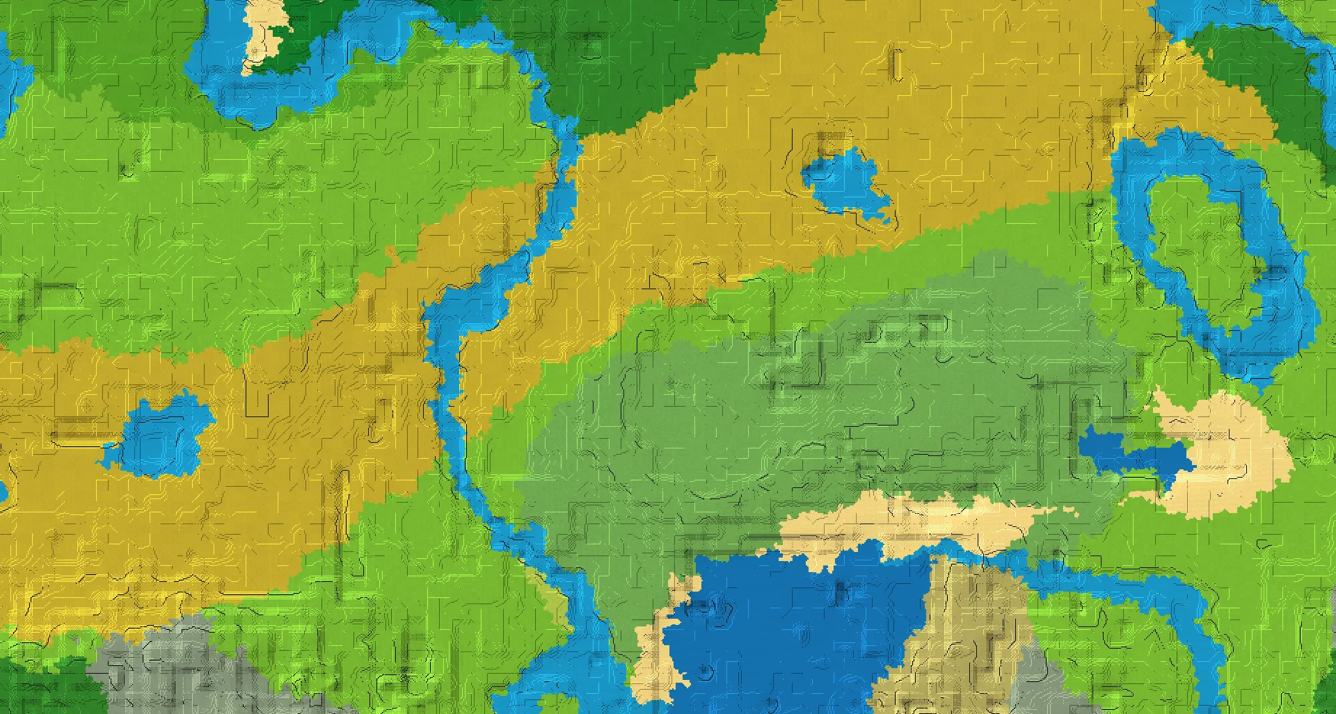 Seed map — Flower Forest South of a Forest Start