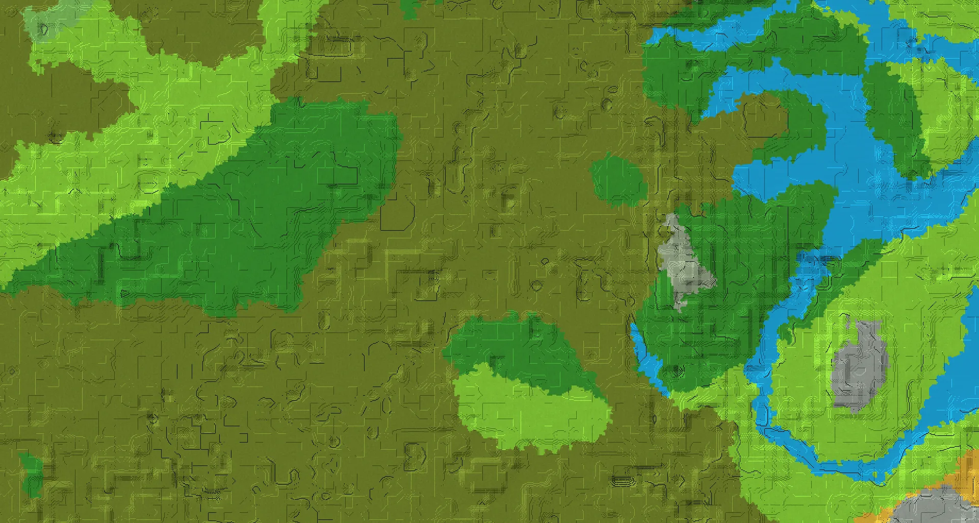 Seed map — Witch Hut West of a Forest Start