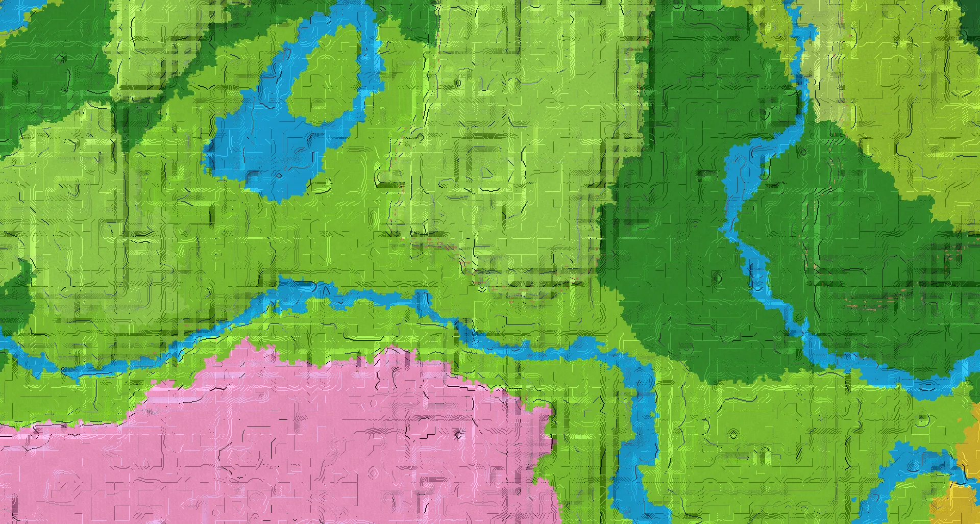 Seed map — Cherry Grove Routes from Plains with Trial Chambers